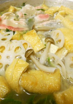 お揚げたっぷりキツネ鍋-レシピのメイン写真