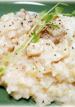 簡単♪きのこのチーズリゾット 話題入り-レシピのメイン写真