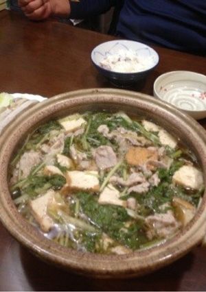 豚肉と水菜の鍋-レシピのメイン写真
