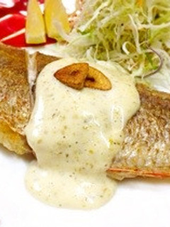 簡単!白身魚の柚子マヨソース-レシピのメイン写真