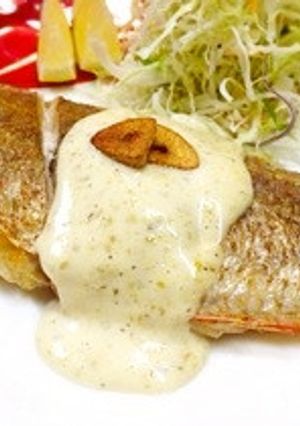 簡単!白身魚の柚子マヨソース-レシピのメイン写真
