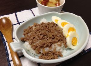 簡単すぎる★合挽き肉のそぼろごはん-レシピのメイン写真