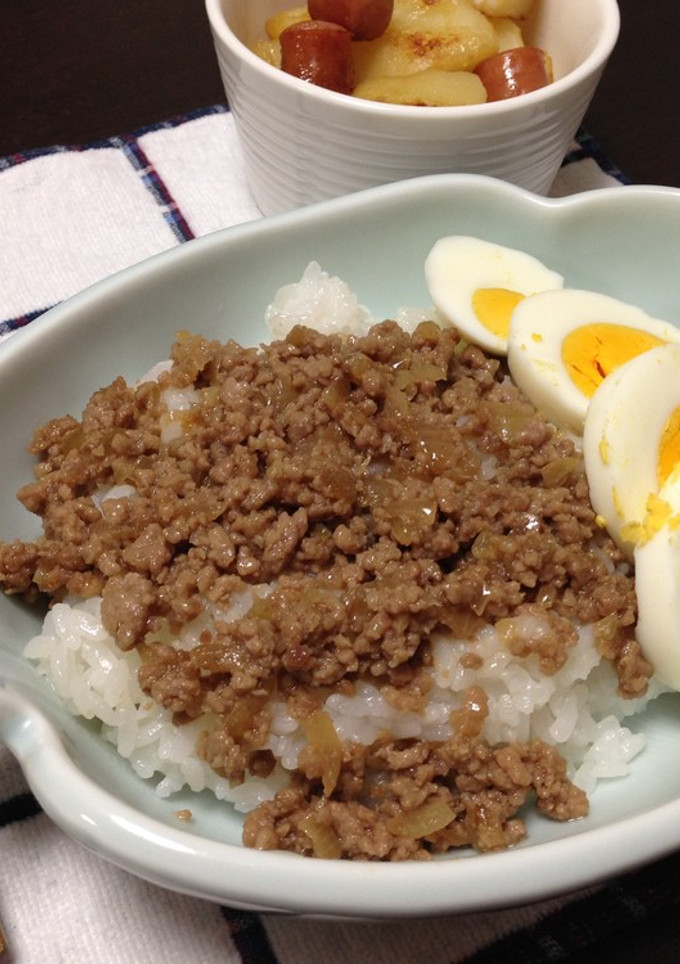 簡単すぎる★合挽き肉のそぼろごはん-レシピのメイン写真