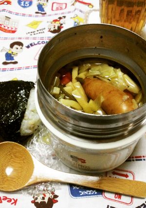 フードコンテナDE野菜スープ-レシピのメイン写真