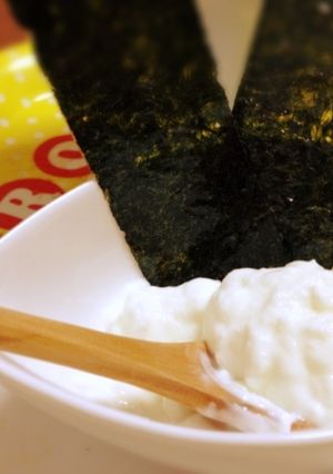 水切りヨーグルトの味付け海苔サンド-レシピのメイン写真