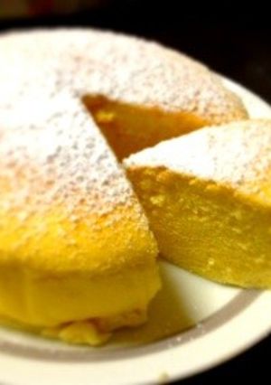 材料3つで簡単スフレチーズケーキ！-レシピのメイン写真