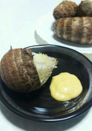 ツルン♪とむける☆ホクホク里芋の丸焼き-レシピのメイン写真