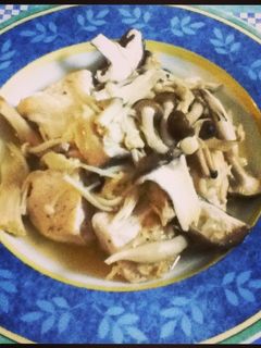 鶏胸肉ときのこの蒸し焼き-レシピのメイン写真