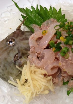 絶品カワハギの肝和え♪【さばき方】-レシピのメイン写真