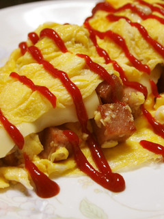 簡単!ふわふわ!スパムのチーズオムレツ☆-レシピのメイン写真