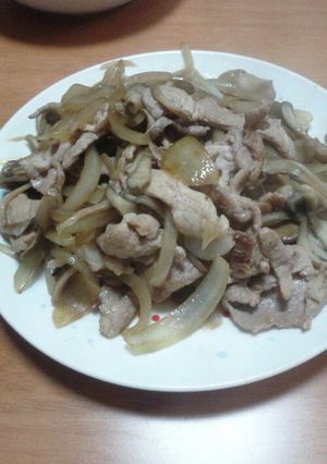 簡単!! 舞茸と豚肉のバター醤油炒め-レシピのメイン写真