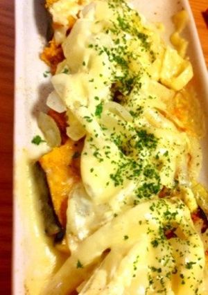 レンジで簡単5分♬カボチャグラタン風~☆-レシピのメイン写真