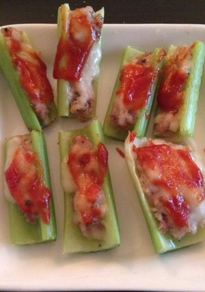 セロリの肉詰め-レシピのメイン写真