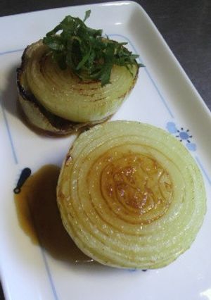 焼き玉ねぎのぽん酢がけ-レシピのメイン写真