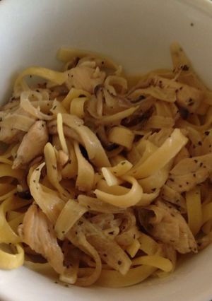 チキンときのこのクリームパスタ-レシピのメイン写真