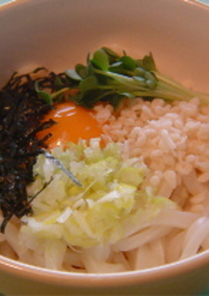 とろ～りあつあつ！釜玉うどん-レシピのメイン写真