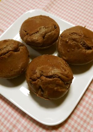 自家製酵母でチョコバナナマフィン-レシピのメイン写真