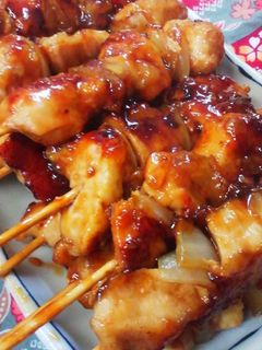 鶏むね肉で柔らか焼き鳥-レシピのメイン写真
