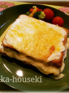 おうちでカフェ風♪クロックムッシュ-レシピのメイン写真