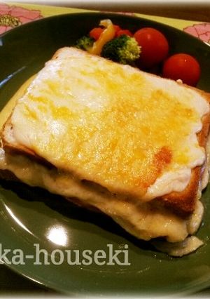 おうちでカフェ風♪クロックムッシュ-レシピのメイン写真