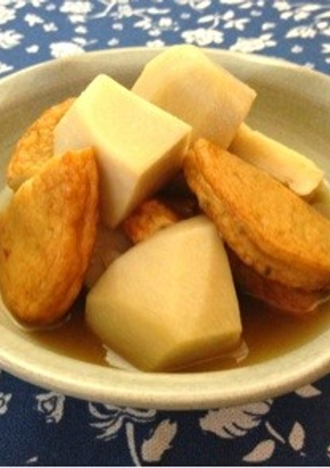 里芋と揚げかまぼこの煮物-レシピのメイン写真
