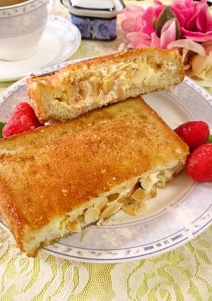 ウチカフェ✿アイスサンドカラメルトースト-レシピのメイン写真