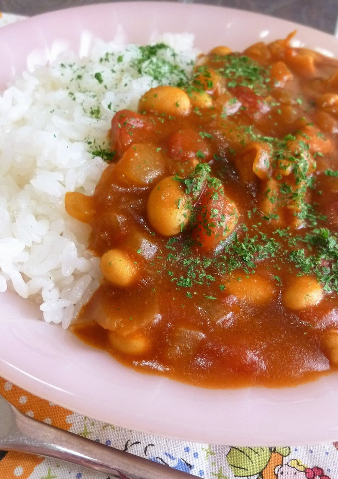 ✿チキンと大豆のトマトカレー✿簡単♪-レシピのメイン写真