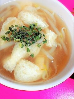 もやしと油揚げのとろとろ生姜スープ♡-レシピのメイン写真