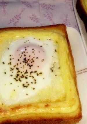 卵トースト　簡単朝ごはんに☺-レシピのメイン写真