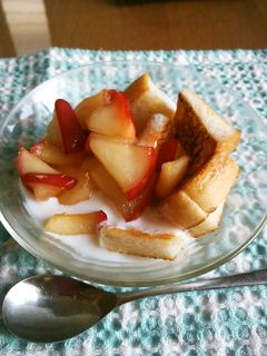 サクッ!トロ~♪りんごと食パンデザート-レシピのメイン写真