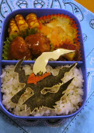 ポケモン☆ダークライのキャラ弁-レシピのメイン写真