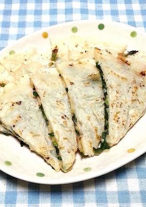 もっちり美味しい♡ニラの薄焼き-レシピのメイン写真