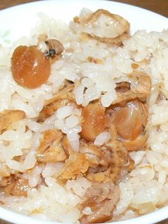 ほたて佃煮de炊き込みご飯-レシピのメイン写真