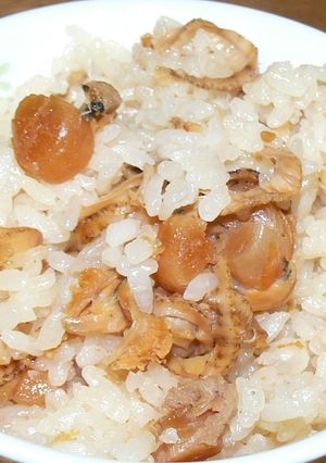 ほたて佃煮de炊き込みご飯-レシピのメイン写真