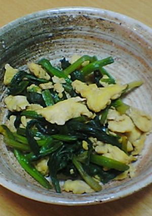 簡単♪ほうれん草のいり卵あえ-レシピのメイン写真
