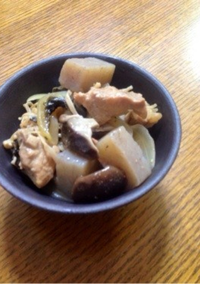 鶏肉とこんにゃくのあっさり煮もの-レシピのメイン写真