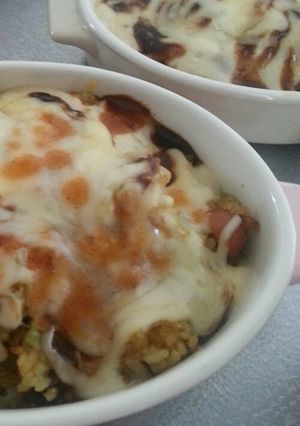 カレーピラフでスパイシードリア♪-レシピのメイン写真