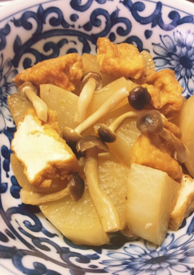 レンジで！　大根と揚げの煮物-レシピのメイン写真