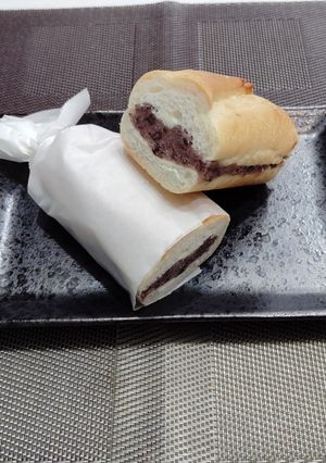クリームチーズ入りあんバターサンド-レシピのメイン写真