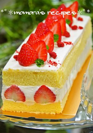 HMで簡単♡苺ショートケーキお誕生日にも-レシピのメイン写真