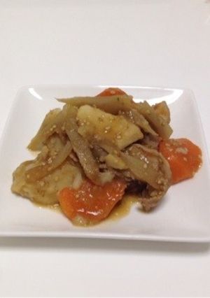 圧力鍋で♩里芋のきんぴら風煮物-レシピのメイン写真