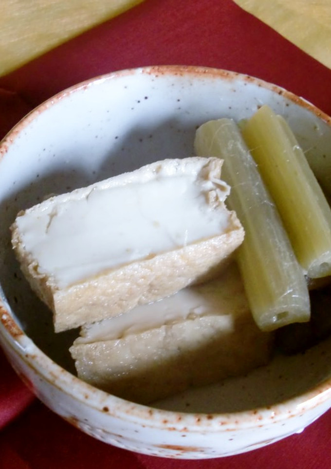 ふきと厚揚げの煮物-レシピのメイン写真