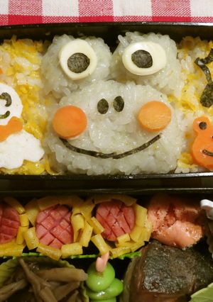 簡単キャラ弁 かえるくん♪-レシピのメイン写真