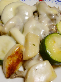 蒲鉾入り平茸とズッキーニのチーズ焼き-レシピのメイン写真