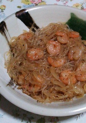 春雨と海老の炒め物-レシピのメイン写真