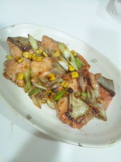 鮭のバター醤油炒め-レシピのメイン写真