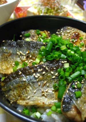 ☆簡単!さんまのかば焼き丼☆-レシピのメイン写真
