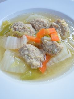 たっぷり生姜と肉団子のスープ煮-レシピのメイン写真