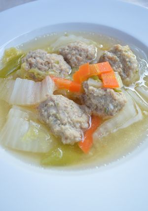 たっぷり生姜と肉団子のスープ煮-レシピのメイン写真
