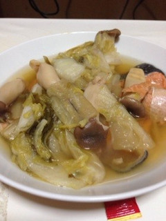 柚子と鮭のポン酢煮-レシピのメイン写真